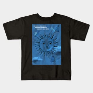 Thinking free zone Kids T-Shirt